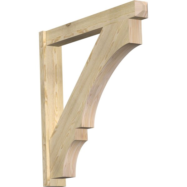 Ekena Millwork Balboa Rough Sawn Craftsman Outlooker, Douglas Fir, 6"W x 42"D x 42"H OUT06X42X42BOA04RDF - main